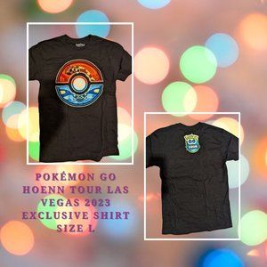 Pokémon Go Hoenn Tour Las Vegas 2023 Exclusive Shirt Size L